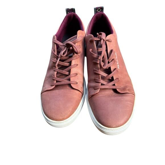 PS Paul Smith Men's Rust Burnt Orange Lee Low Top Lace Up Trainer Sneaker - 10 - Picture 3 of 10